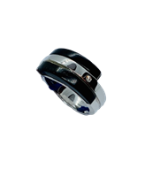Anello Recarlo Uomo in Oro bianco Diamante 0.03 Ct AC285/B - AC285/B